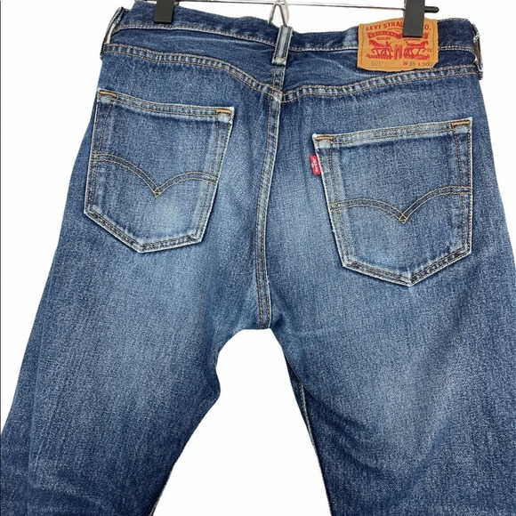 Levi’s 501 Button Fly High Waist Jeans - Picture 9 of 17